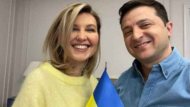 Olena Zelenska con Vladímir Zelenski, presidente ucraniano / RTVE