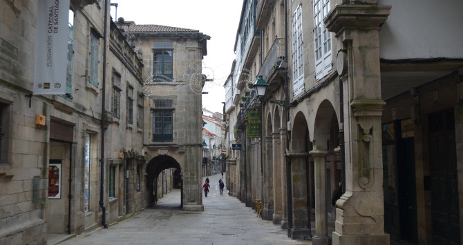 Calle del Casco Antiguo de Santiago de Compostela / FLICKR