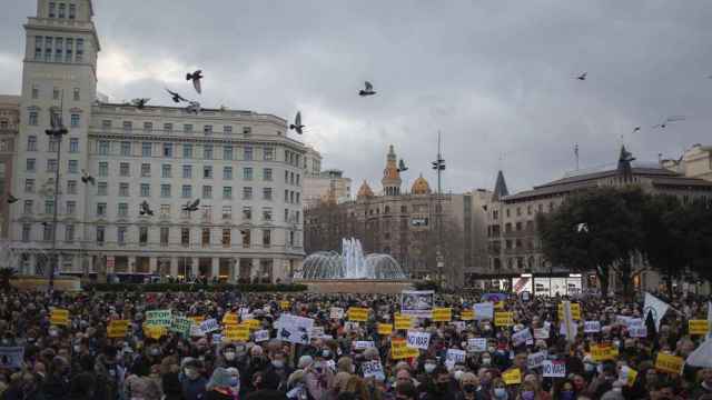 Barcelona pide en una concentración el alto en fuego en Ucrania / EP