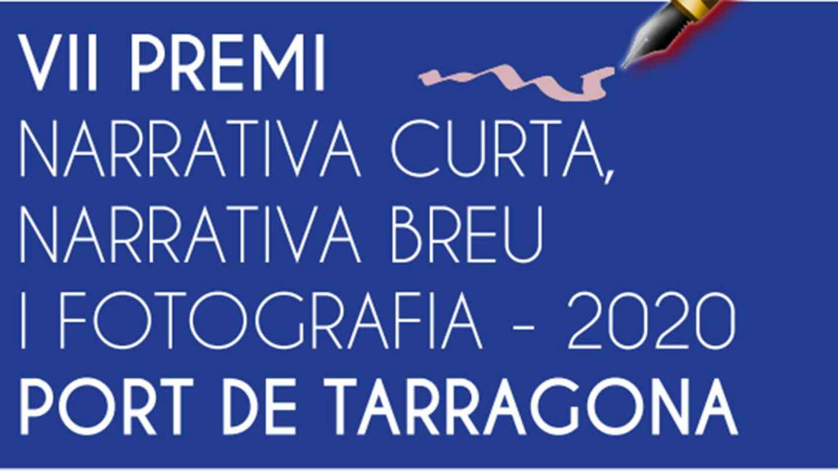 Anuncio del premio literario para escolares del Puerto de Tarragona