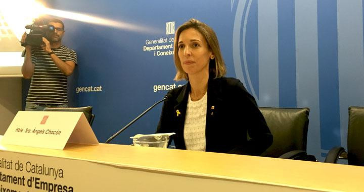 Àngels Chacón, consejera de Empresa y Conocimiento de la Generalitat / CG