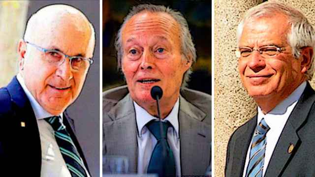 Josep Duran, Josep Piqué y Josep Borrell (de izquierda a derecha): la terna catalana para gobernar Cataluña / CG