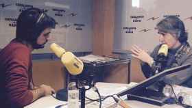La líder de Procés Constituent, Teresa Forcadas, en la entrevista en la rádio pública catalana