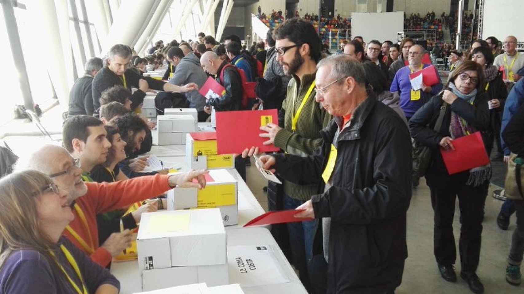 Votación en la asamblea de la CUP de este domingo en Sabadell / CUP