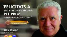 El publicista Lluís Bassat felicita a SCC por el Premio Ciudadano Europeo 2014