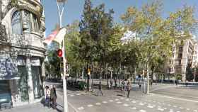 Confluencia entre Diagonal con la calle Pau Claris de Barcelona, donde tuvo lugar el atropello mortal