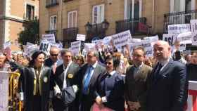 Jueces y fiscales durante una de las protestas de los últimos meses / EP