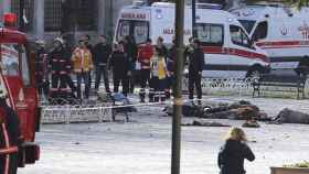 El atentado suicida en Estambul deja al menos diez víctimas mortales.