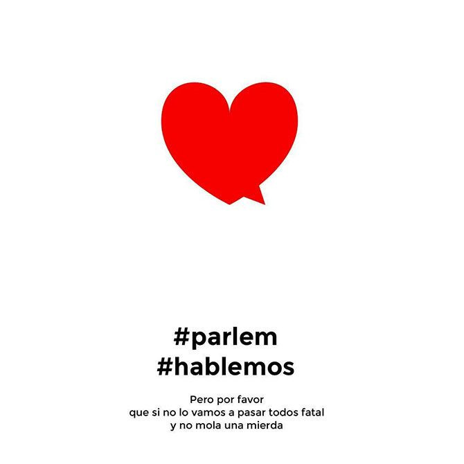 Una de las imágenes de la campaña #hablemos / CG