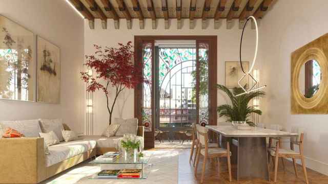 Imagen del interior de la Casa Oller de Barcelona / Cedida