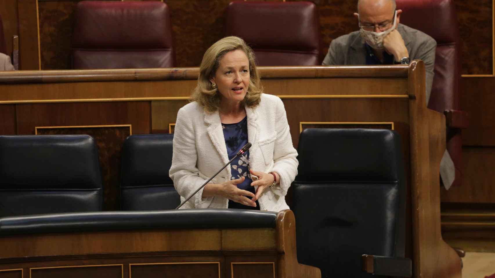 La vicepresidenta tercera del Gobierno y ministra de Economía, Nadia Calviño / EP