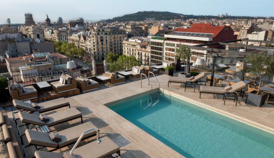 Terraza del Hotel Majestic de Barcelona / CG