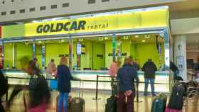 Oficina de la empresa española Goldcar en el aeropuerto de El Prat / CG