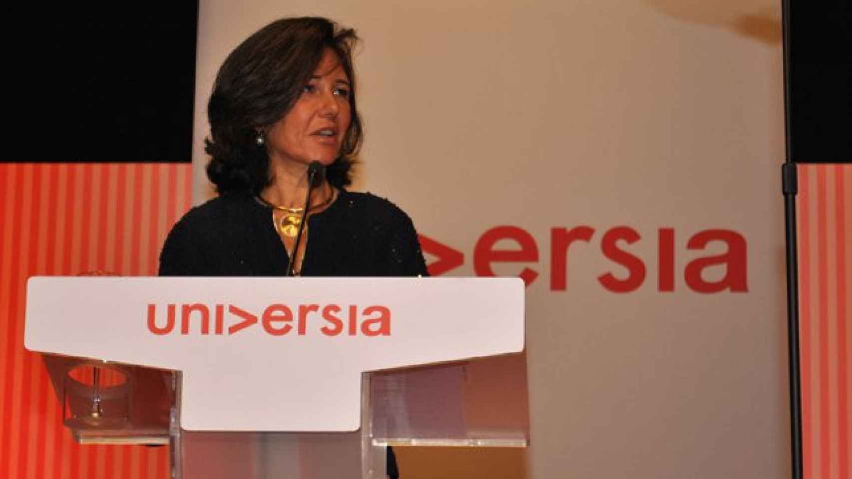 La presidenta de Universia y Banco Santander, Ana Botín
