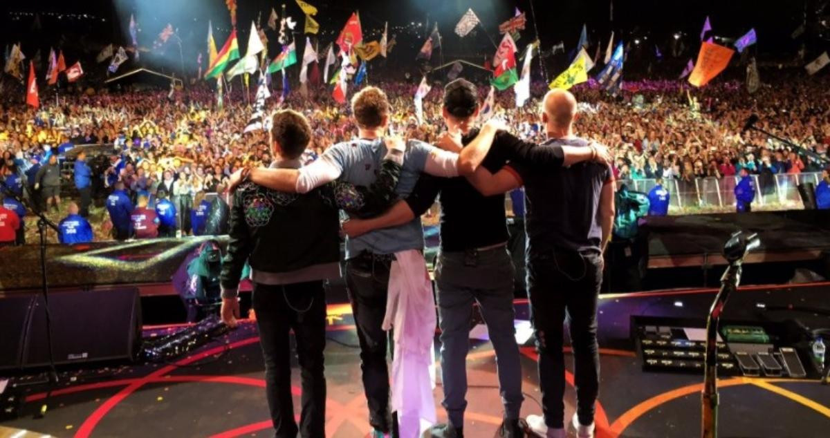 Coldplay tras una actuación musical / COLDPLAY OFICIAL