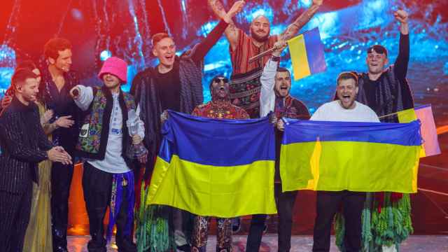 Los ucranianos Kalush Orchestra tras ganar Eurovisión / EP