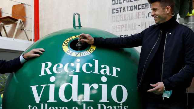 Piqué, en el acto de presentación de la Copa Davis / EFE