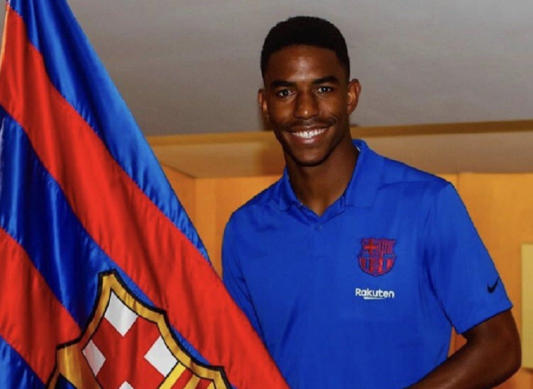 Junior Firpo tras ser anunciado como nuevo jugador del Barça / TWITTER