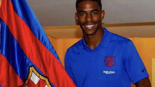 Junior Firpo tras ser anunciado como nuevo jugador del Barça / TWITTER