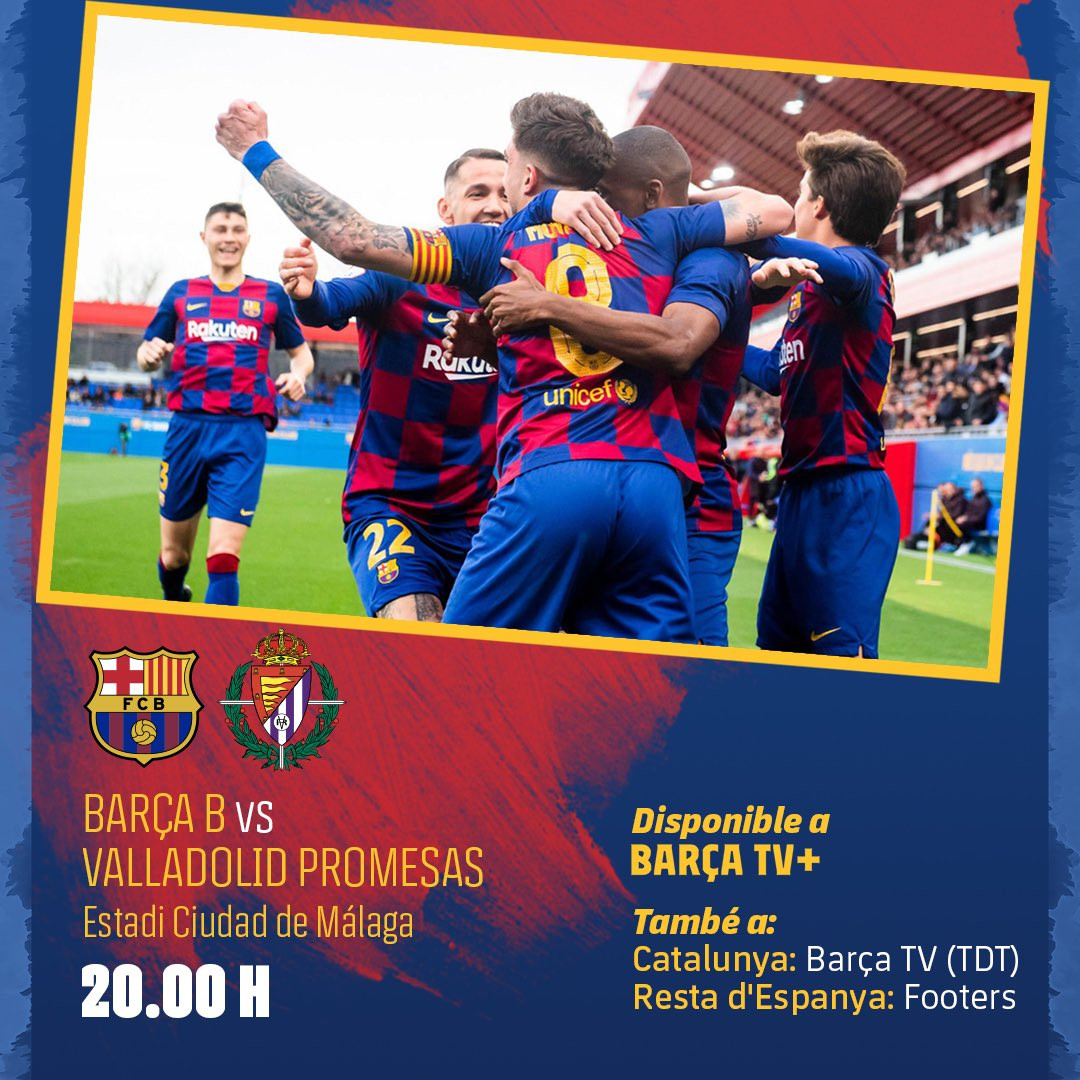 Cartel del Barça para la promoción de ascenso / FC Barcelona