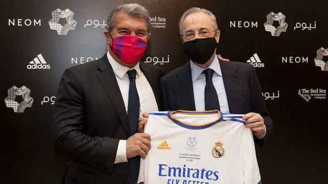 Joan Laporta y Florentino Pérez, presidentes del Barça y del Real Madrid / EFE