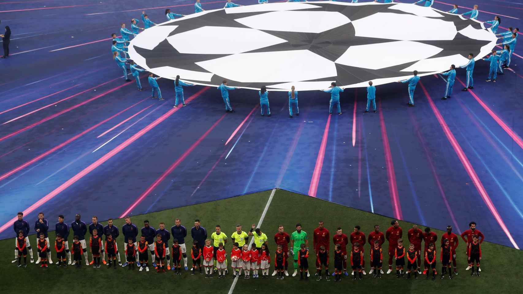 El Wanda Metropolitano en los prolegómenos de la final de la Champions League / EFE