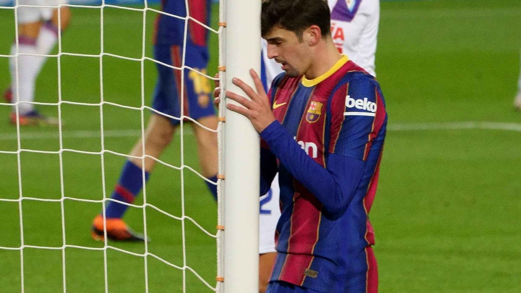 Trincao, en un partido con el Barça | EFE