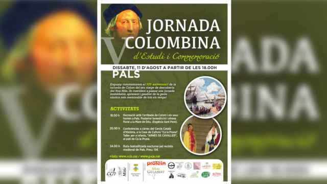 Cartel promocional de la V Jornada Colombina de Pals / CCH