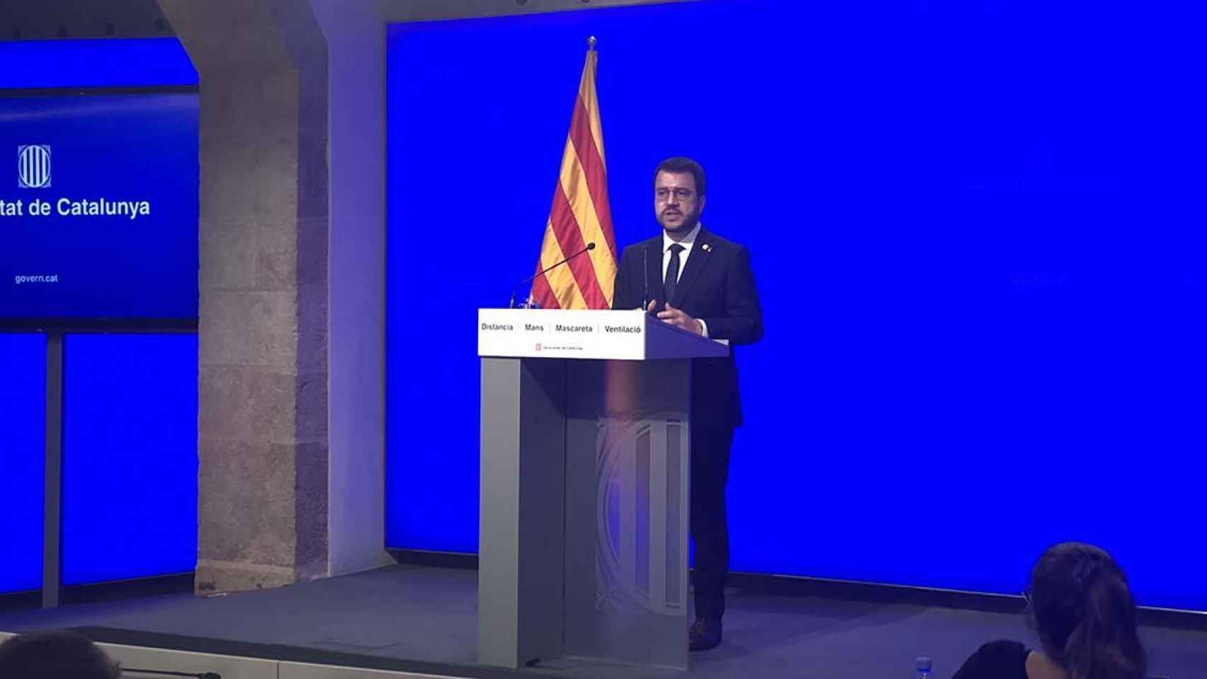 El presidente de la Generalitat, Pere Aragonès / CG