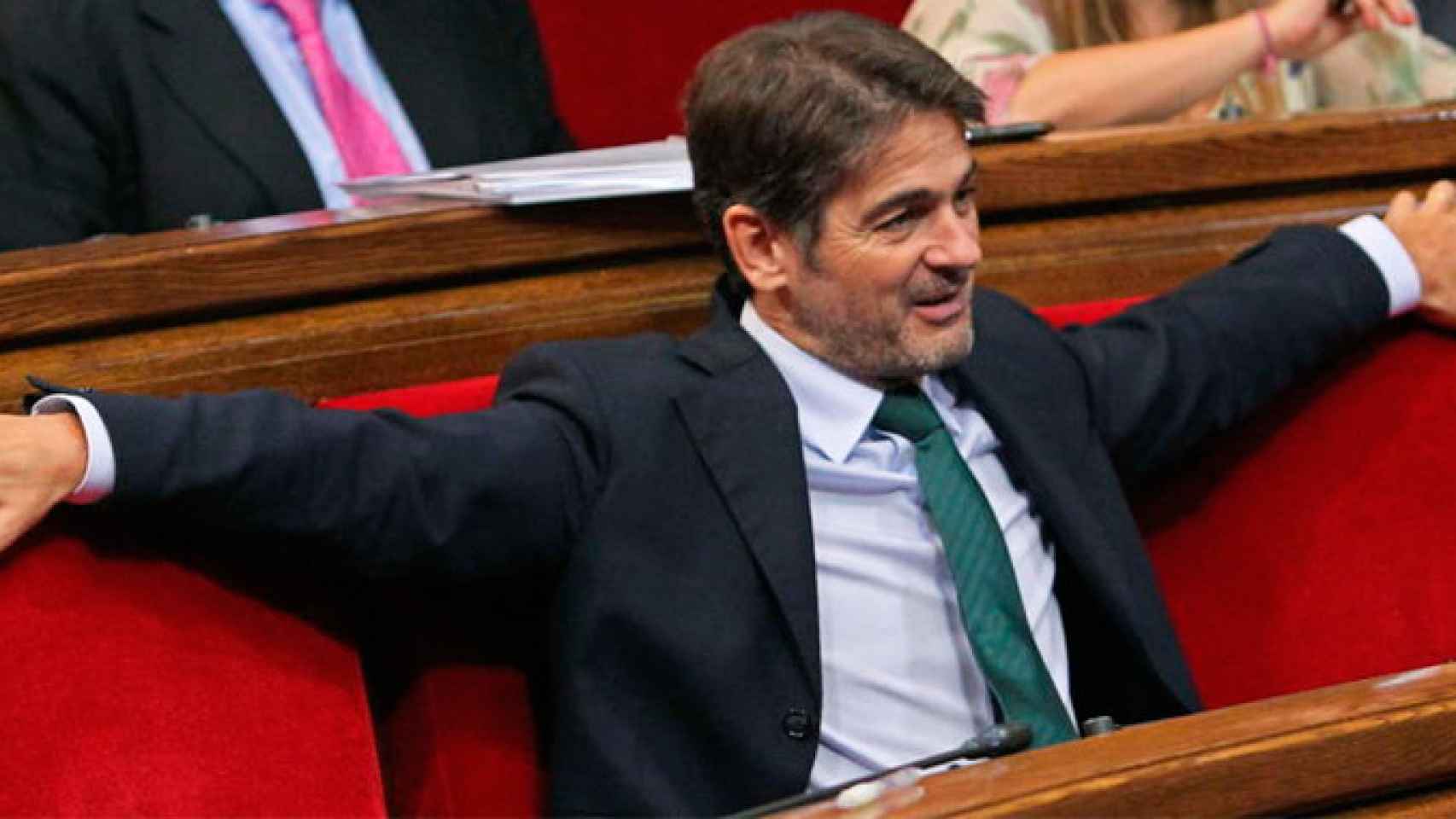 Oriol Pujol Ferrusola, en una imagen de archivo en el Parlamento catalán / EFE