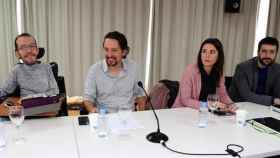Pablo Iglesias (2i) en el Consejo Ciudadano Estatal de Podemos / CG
