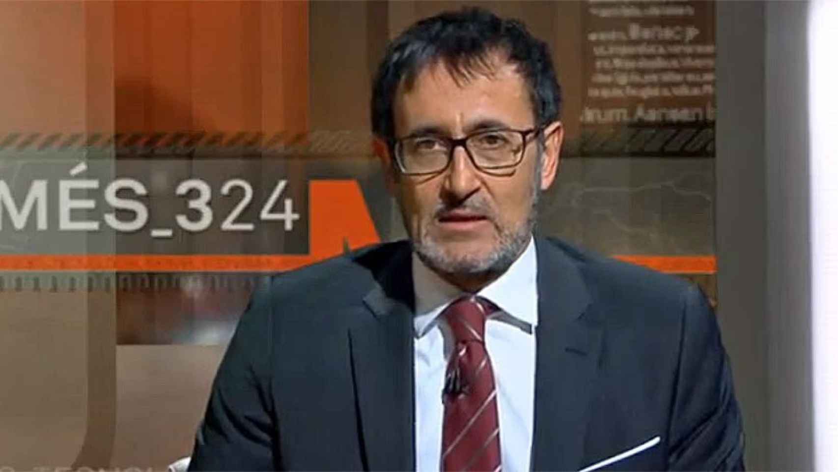 Xavier Graset, director y presentador del programa 'Més 324' de Televisió de Catalunya
