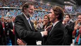 Mariano Rajoy y José María Aznar sólo coincidieron en la campaña de 2011 el día del mitin de cierre.