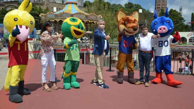 El Tibidabo, el primer día que abrió después del confinamiento, con asistencia del teniente de alcalde Jaume Collboni / TIBIDABO