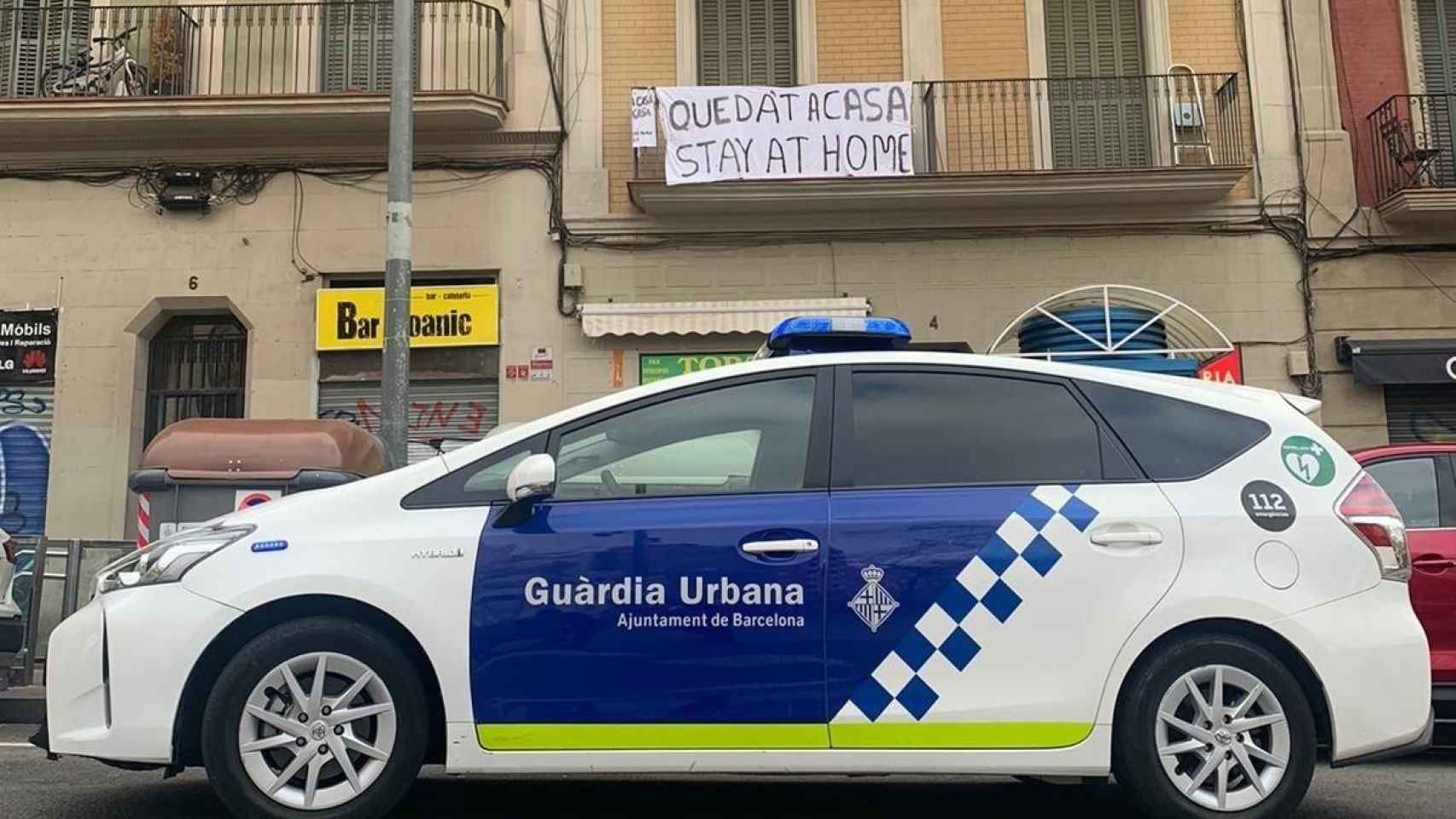 Un vehículo de la Guardia Urbana de Barcelona / EP