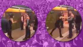 Una mujer agrede a un vigilante de seguridad del metro de Barcelona