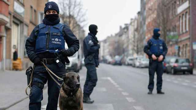 Varios policías belgas, en una imagen de archivo / EFE