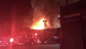 Imagen del incendio mortal en el almacén de Oakland / CG