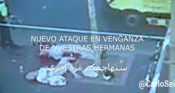 Imágenes del vídeo yihadista que amenaza con un nuevo ataque terrorista en Barcelona / CG