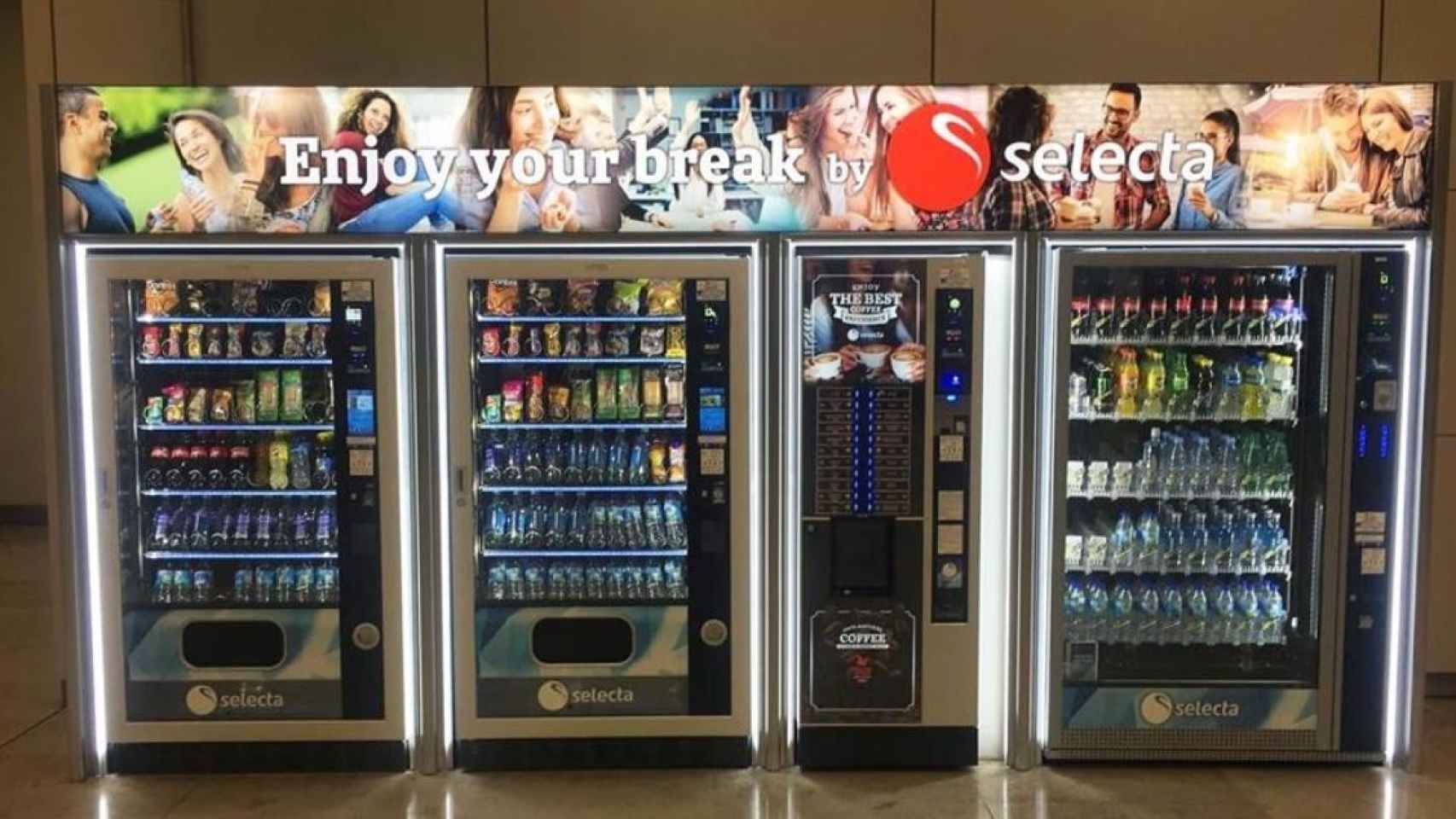 Máquinas de 'vending' de Selecta / SELECTA