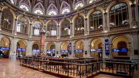 Interior de la Bolsa de Madrid, donde este miércoles ha brillado Inditex / EP