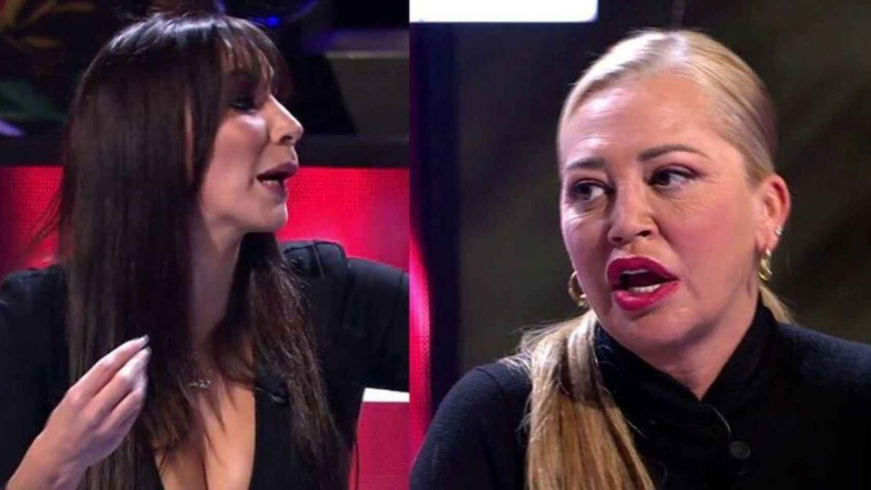 Fani Carbajo y Belén Esteban en 'El Debate de las tentaciones' / MEDIASET