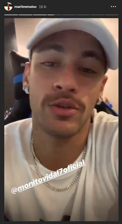 Neymar le envía un mensaje al hijo de Arturo Vidal / Instagram
