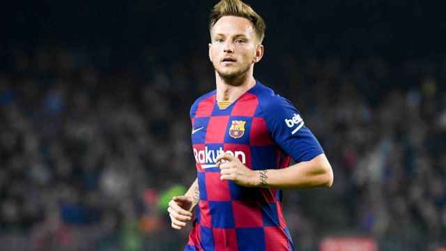 Rakitic, en un partido con el Barça | EFE