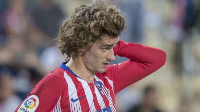 Antoine Griezmann en un partido con el Atlético de Madrid / EFE