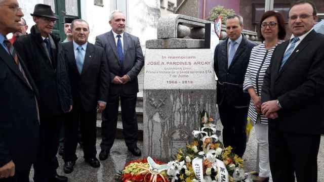 Homenaje en Malpica a Pardines, para recordar el 50 aniversario de su asesinato por ETA