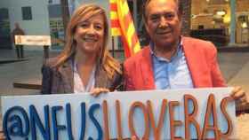 Justo Molinero apoya a la candidata de CiU en Vilanova