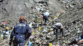 Lugar del accidente del avión de Germanwings en los Alpes con 150 víctimas