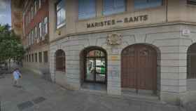 Fachada de los Maristas de Sants-Les Corts, donde Benítez abusó de sus alumnos durante años / GOOGLE MAPS