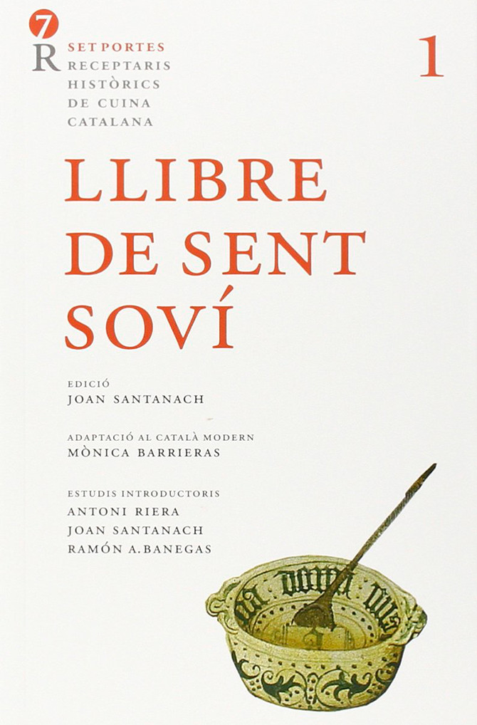 Portada del Libro de Sent Soví, un recetario de gastronomía catalana del siglo XIV